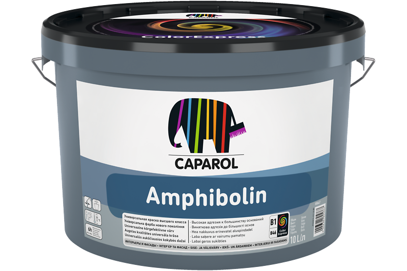 Universalūs dažai, gryno akrilo pagrindu CAPAROL Amphibolin E.L.F. 10,0l